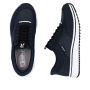 Vorschau RIEKER L5850-14 blaue bequeme Damen-Sneaker mit Antistress-Technologie