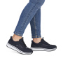 Vorschau RIEKER L5850-14 blaue bequeme Damen-Sneaker mit Antistress-Technologie