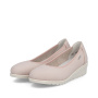 Vorschau RIEKER L5360-31 Damen rosa Leder-Ballerinas mit Antistress-Technologie