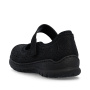 Vorschau RIEKER N4299-00 schwarze Damen Sommer-Ballerinas mit Antistress-Technologie