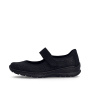 Vorschau RIEKER N4299-00 schwarze Damen Sommer-Ballerinas mit Antistress-Technologie
