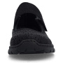 Vorschau RIEKER N4299-00 schwarze Damen Sommer-Ballerinas mit Antistress-Technologie