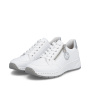 Vorschau RIEKER N6508-80 weiße Damen Leder-Sneaker mit Antistress-Technologie