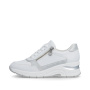 Vorschau RIEKER N9301-80 weiße Damen Leder-Sneaker mit Antistress-Technologie