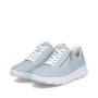 Vorschau RIEKER N1313-12 blaue Damen Sneaker aus Echtleder mit Antistress-Sohle