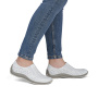 Vorschau RIEKER L1756-80 weiße Damen-Halbschuhe, Echtleder, Antistress-Sohle