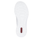 Vorschau RIEKER L3217-80 weiße Damen-Ledersneaker, atmungsaktiv, Antistress-Sohle