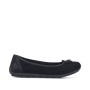 Vorschau RIEKER 438505-01 schwarze Damen-Ballerinas, Echtleder, Antistress-Sohle
