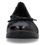Vorschau RIEKER 45358-00 schwarze moderne Damen-Ballerinas, passend zu jedem Outfit