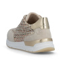 Vorschau RIEKER 58906-91 beige moderne Damen-Sneaker, bequem, Antistress