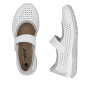 Vorschau RIEKER L32B5-82 weiße Damen-Sommerhalbschuhe, atmungsaktiv, Antistress