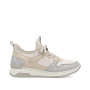 Vorschau RIEKER M0058-60 beige moderne und bequeme Damen-Sneaker mit Antistress-Sohle