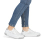 Vorschau RIEKER L8849-80 weiße Damen Leder Sneaker für mehr Komfort an warmen Sommertagen