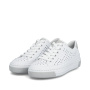 Vorschau RIEKER L8849-80 weiße Damen Leder Sneaker für mehr Komfort an warmen Sommertagen