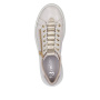 Vorschau RIEKER M1953-80 beige Damen Antistress Sneaker, modernes Design für die Stadt