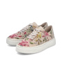 Vorschau RIEKER N9919-91 beige modische Damen-Sneaker mit Muster, atmungsaktives Material