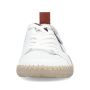 Vorschau Rieker N2405-80 weiße Damen Leder-Sneaker, atmungsaktiv mit Antistress-Sohle