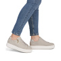 Vorschau RIEKER M7701-60 beige Damen Leder Sneaker, moderner Look, Antistress