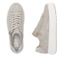 Vorschau RIEKER M7701-60 beige Damen Leder Sneaker, moderner Look, Antistress