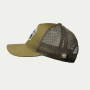 Vorschau Beyond Nordic BN215 olivgrüne Herren Baseball-Trucker-Cap, atmungsaktiv