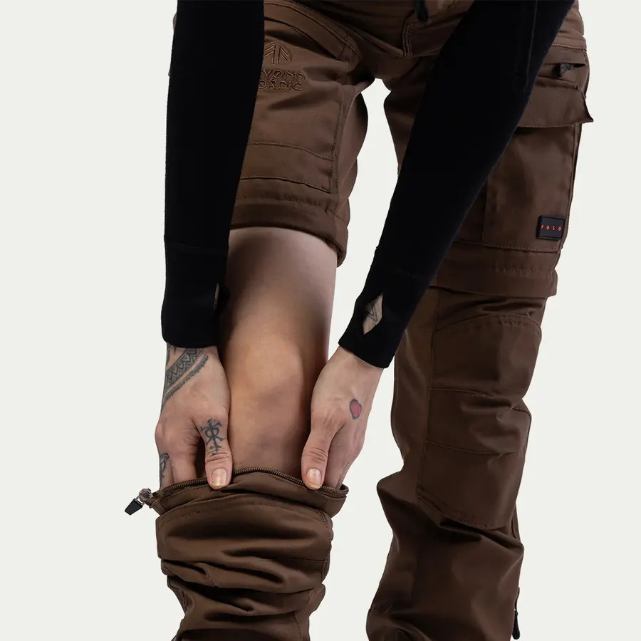 detail Hose Damen Beyond Nordic Sweden Zip-Off Teflon EcoElite®