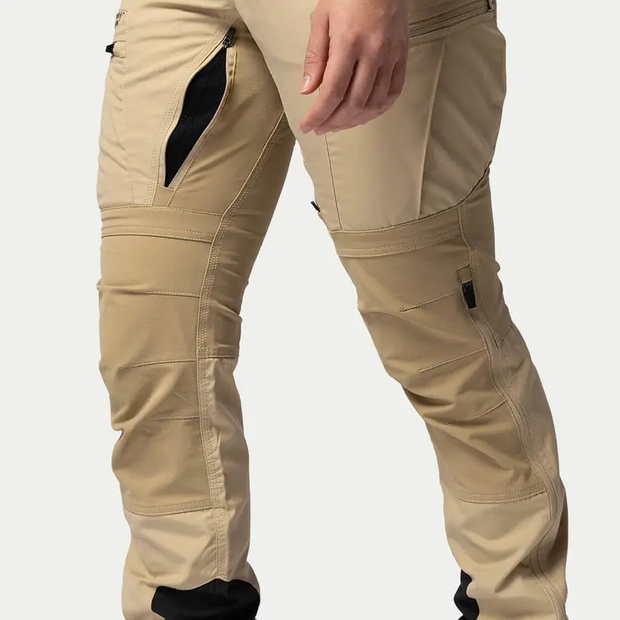 detail Beyond Nordic Sweden beige Damen Outdoorhose stretch bequem wasserabweisend