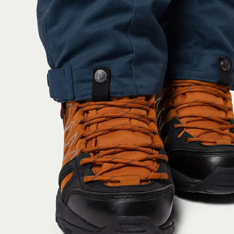 detail Beyond Nordic Sweden Zip-Off blaue Damen Outdoor-Zip-Off-Hose 2-in-1 Teflon EcoE