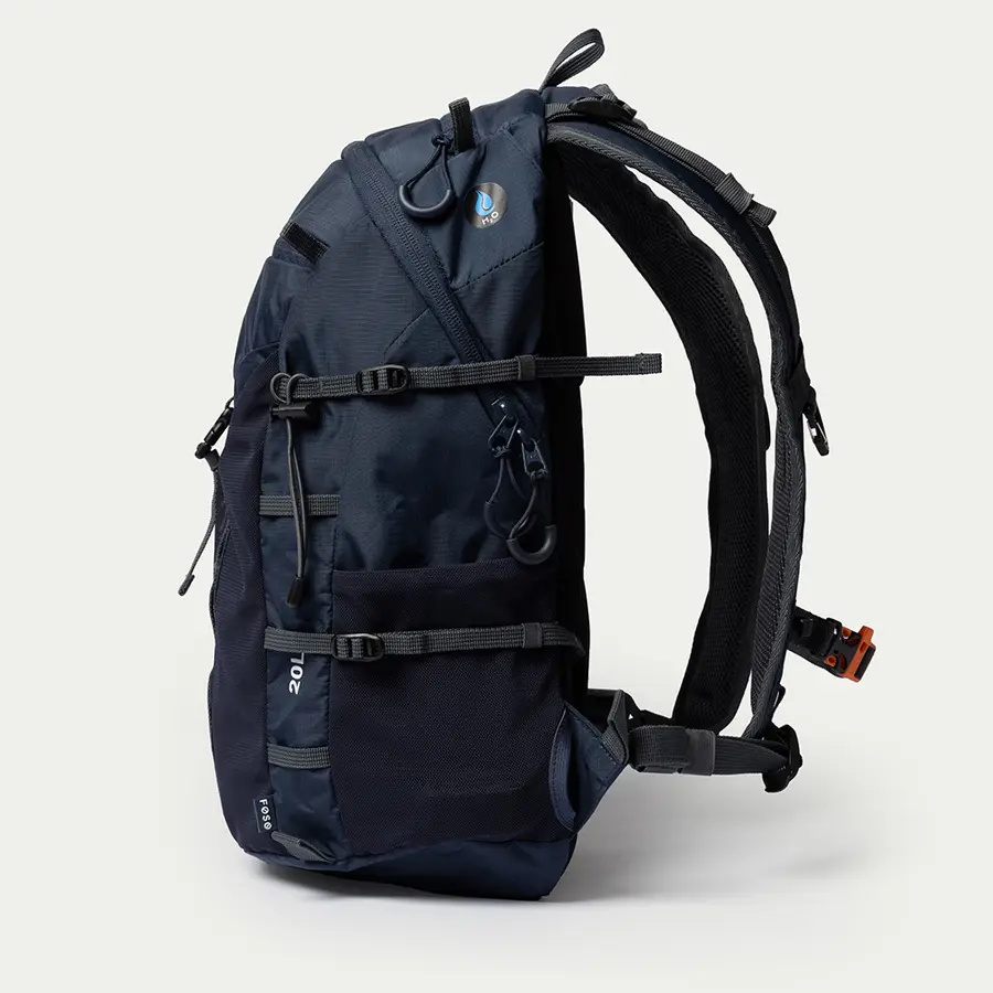 detail Beyond Nordic Sweden BN503 schwarzer Herren Outdoor Rucksack 20L