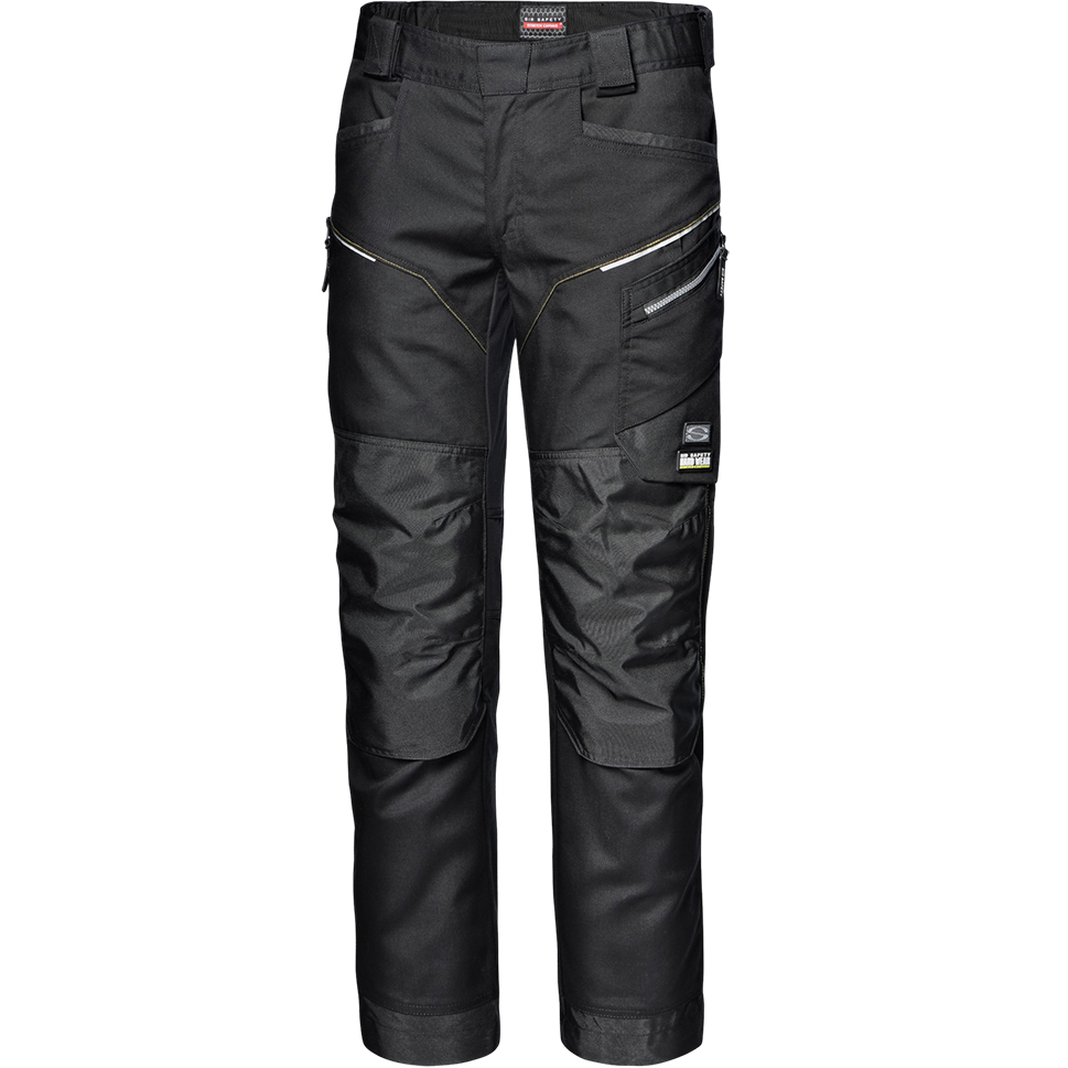 detail SIR Stretch 4-Way Canvas graue professionelle Herren-Arbeitshose, strapazierfähi