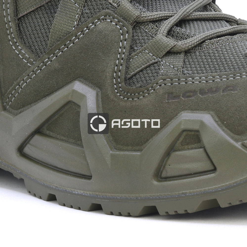 detail LOWA Zephyr MK2 GTX Lo olivfarbene Herren Outdoor-Schuhe mit Gore-Tex® Membran