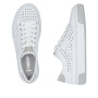 Vorschau RIEKER L8849-80 weiße Damen Leder Sneaker für mehr Komfort an warmen Sommertagen